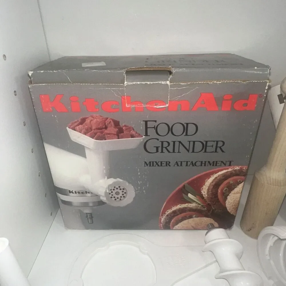KitchenAid FGA Food Grinder Stand Mixer Attachment and SSA Sausage Stuffer